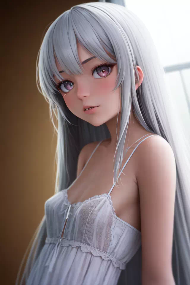 white hair