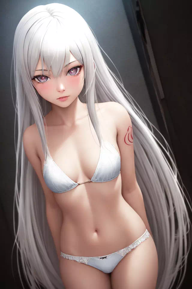 white hair