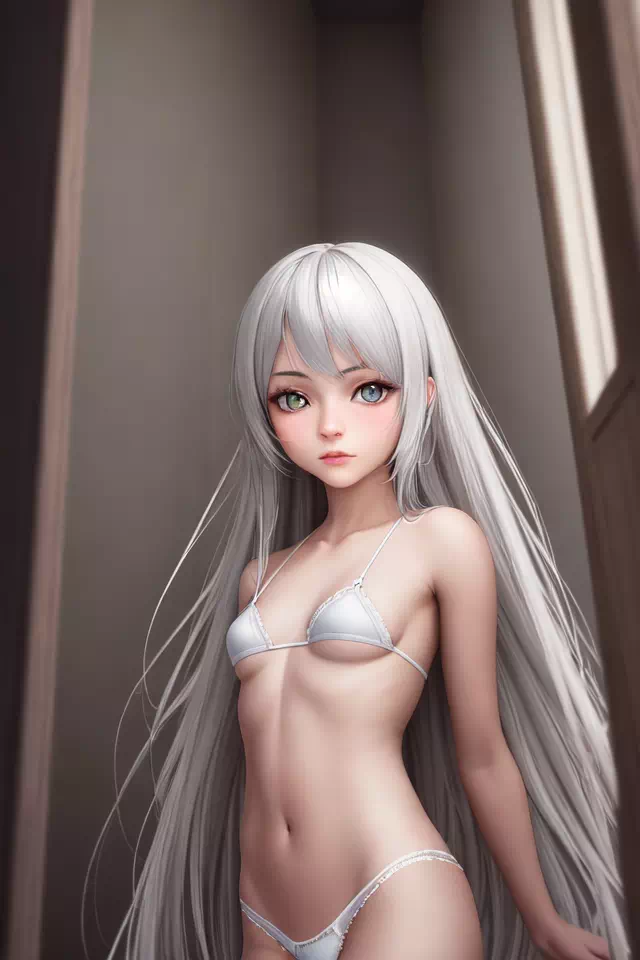 white hair