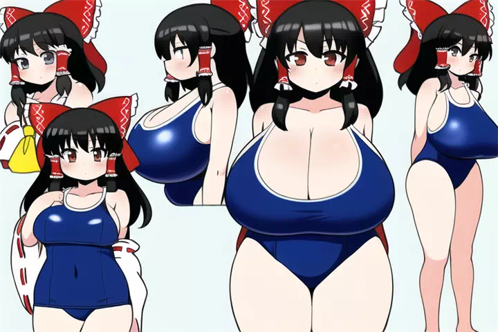 何処かで見たようなスク水爆乳詰め合わせ