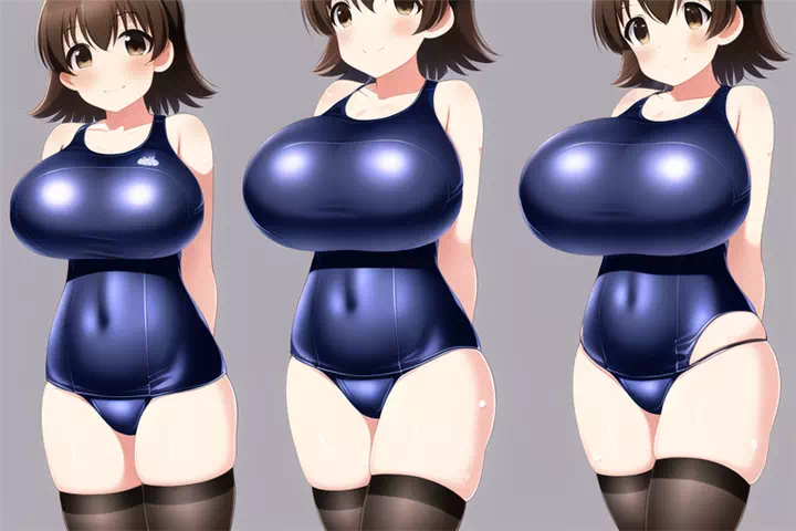 何処かで見たようなスク水爆乳詰め合わせ