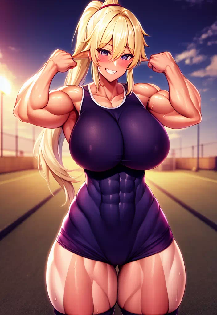 爆乳筋肉ギャル