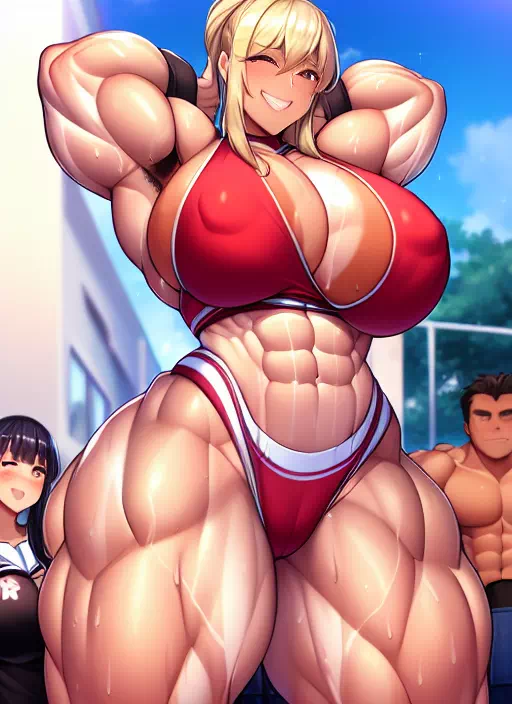 爆乳筋肉ギャル