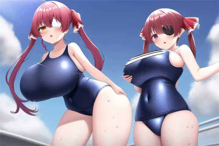 何処かで見たようなスク水爆乳詰め合わせ②