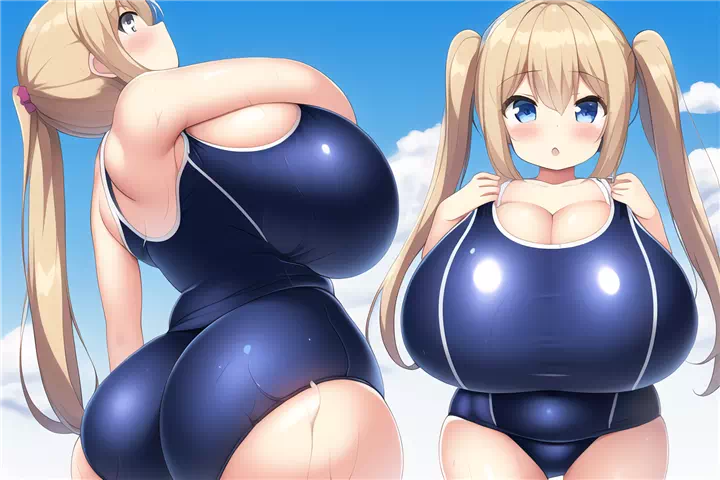 スク水ロリ爆乳⑤