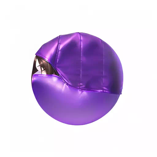 AI球体化 バレーボール型の丸まった人体カプセル③