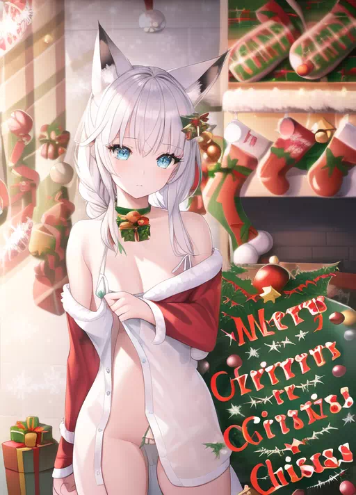 白上フブキ　クリスマス