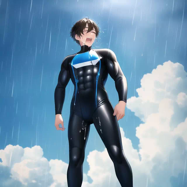 AI生成??雨