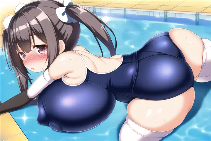 スク水ロリ爆乳⑧