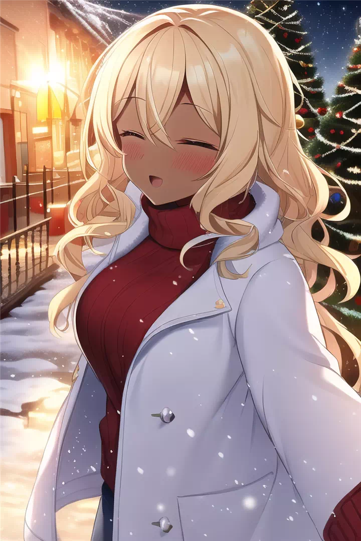 看板娘ちゃんとクリスマス