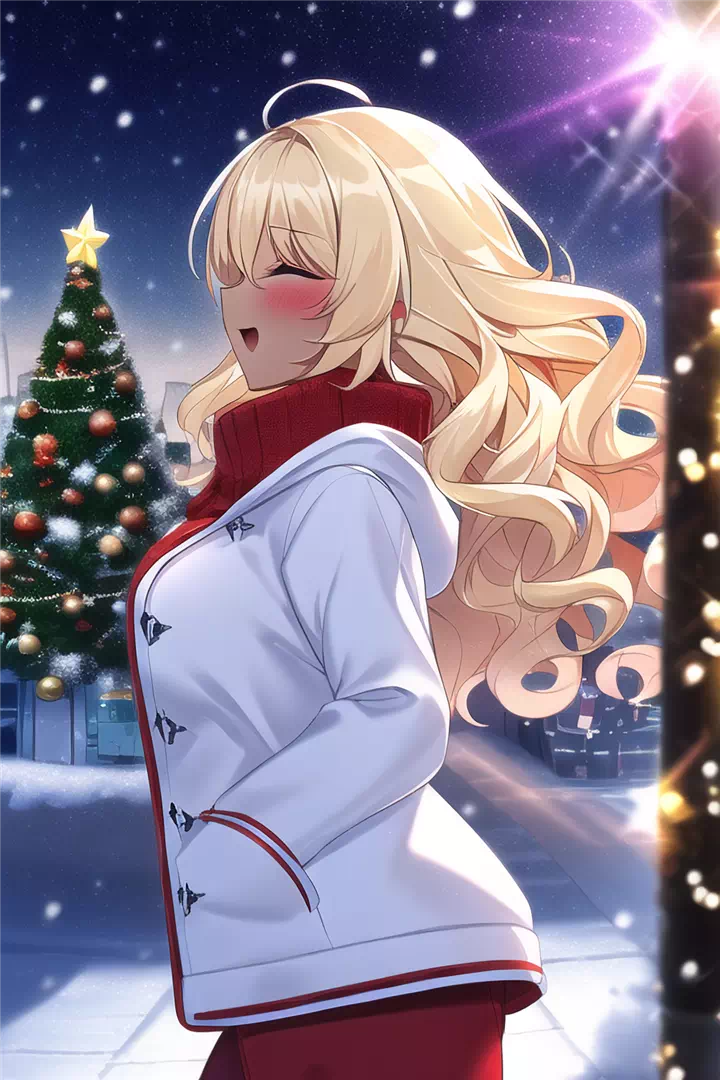 看板娘ちゃんとクリスマス