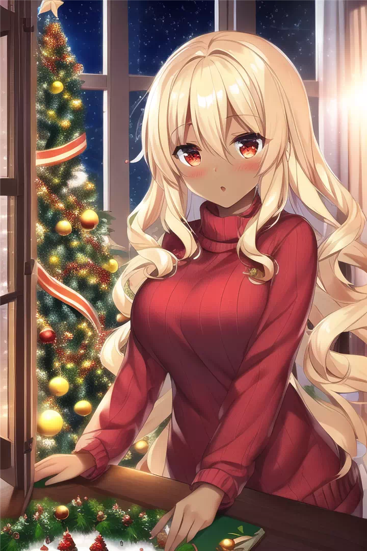 看板娘ちゃんとクリスマス