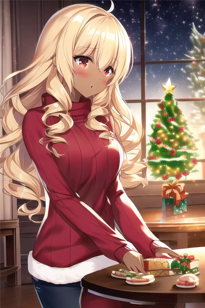 看板娘ちゃんとクリスマス