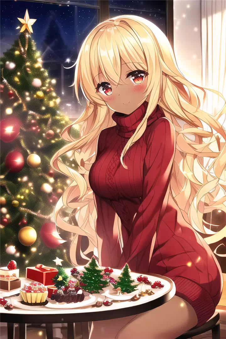 看板娘ちゃんとクリスマス