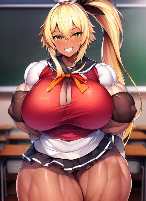 爆乳筋肉ギャル