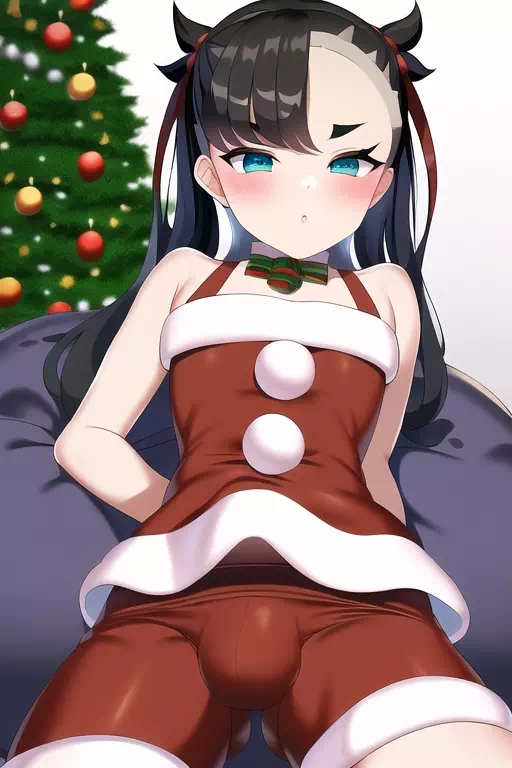 Femboy Marnie Gets ChristmasWish