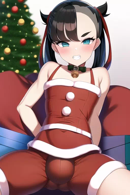 Femboy Marnie Gets ChristmasWish