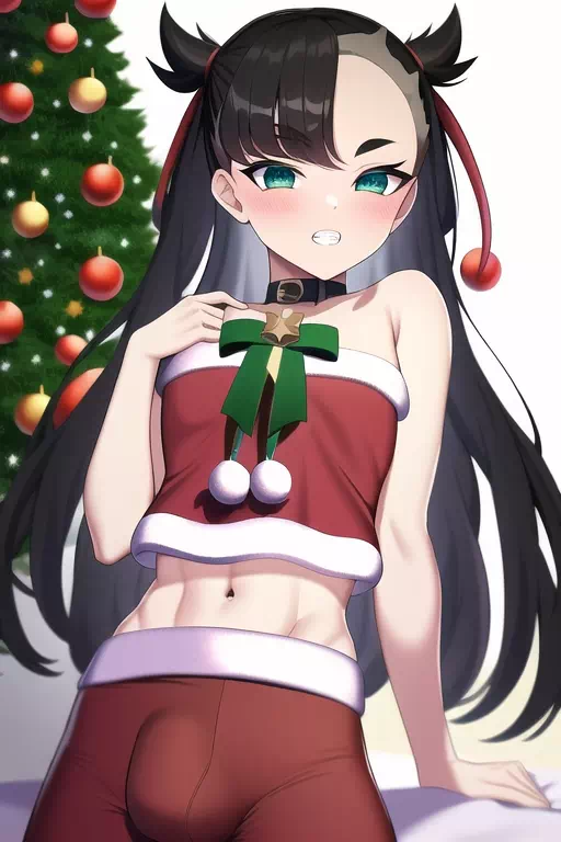 Femboy Marnie Gets ChristmasWish