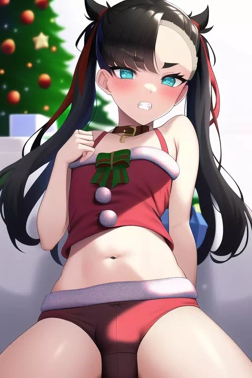 Femboy Marnie Gets ChristmasWish