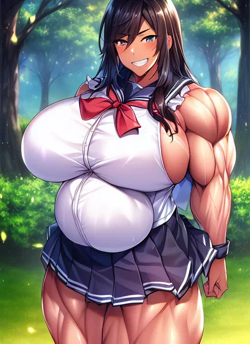 爆乳筋肉ギャル