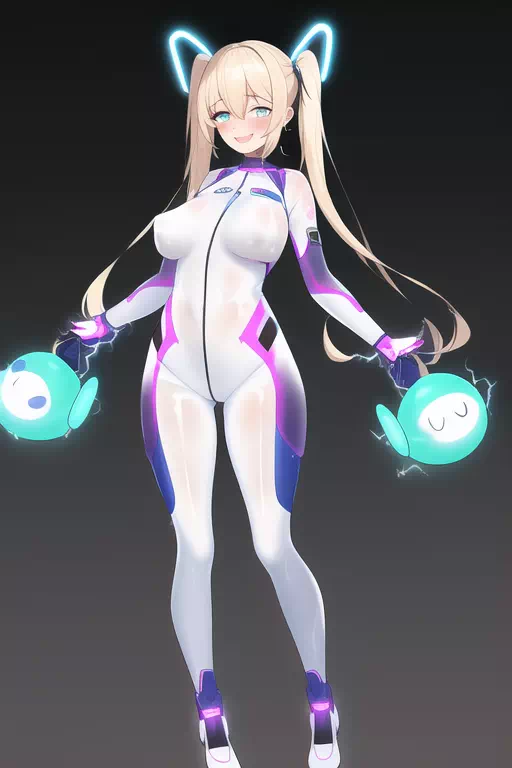 【NovelAI】Ecstasy pilot suit girl