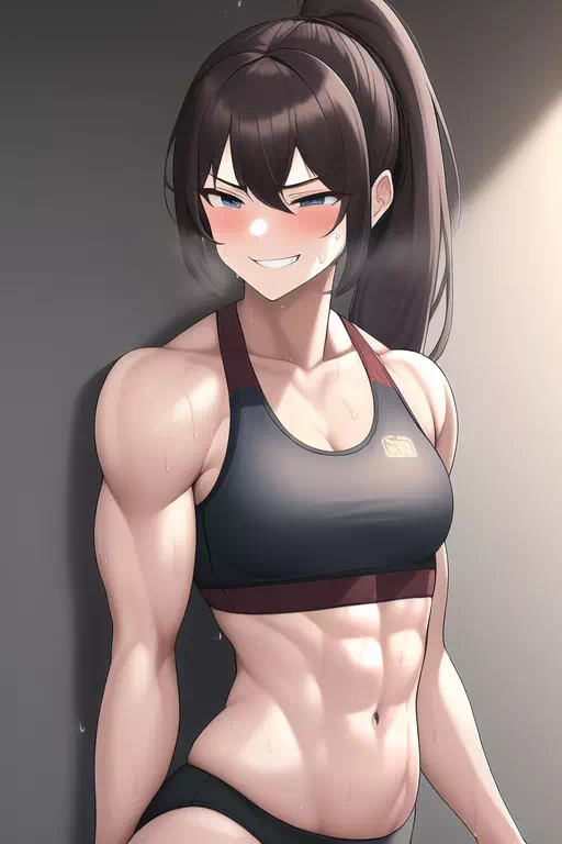 [REQUEST] Muscular running girl