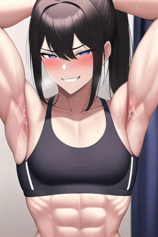 [REQUEST] Muscular running girl