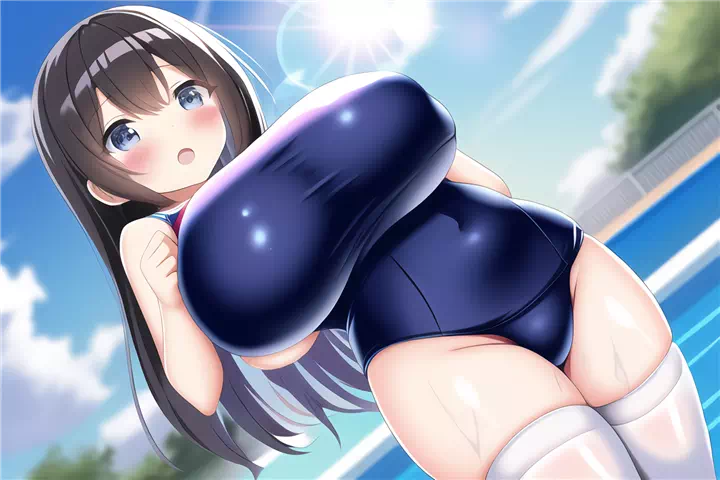 スク水ロリ爆乳⑪