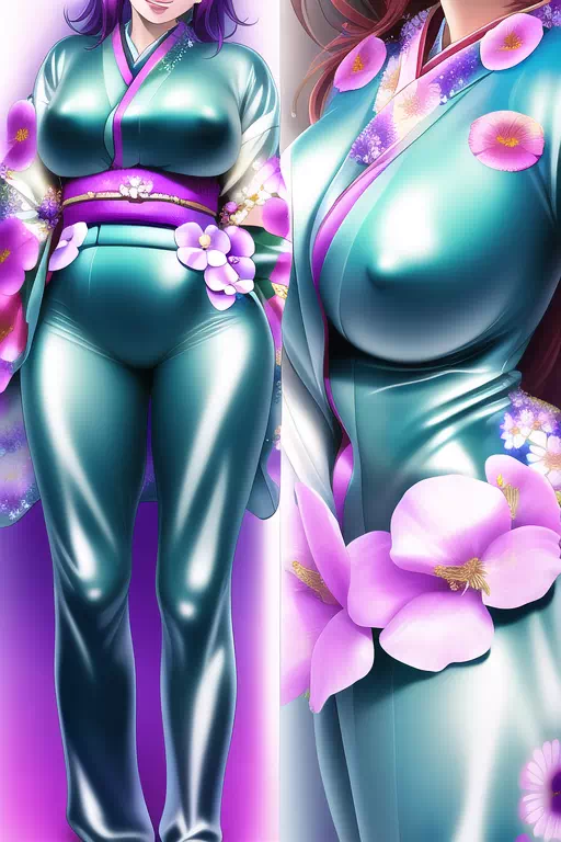 【NovelAI】Rubber kimono girl