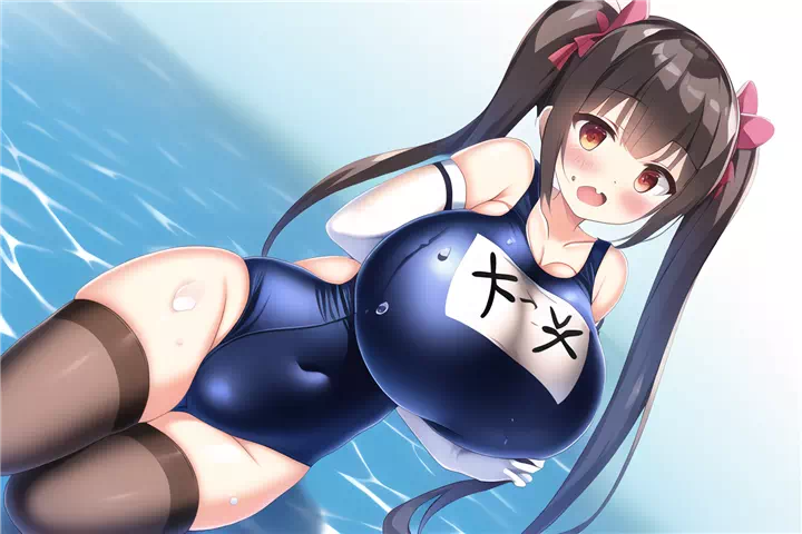 スク水ロリ爆乳⑫