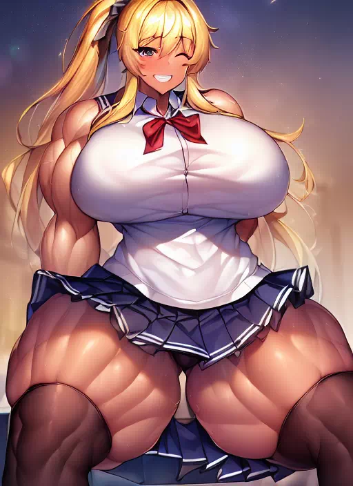 爆乳筋肉ギャル