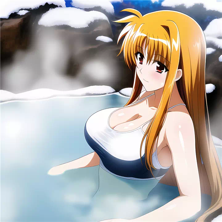 入浴フェイト・テスタロッサ(Fate taking a bath