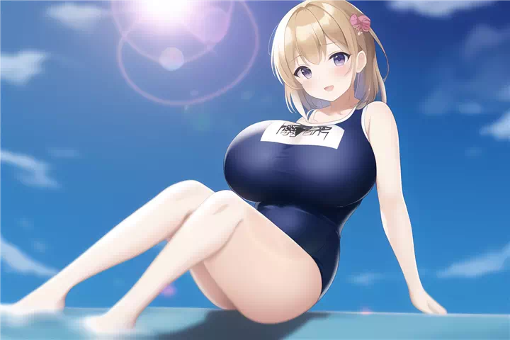 スク水ロリ爆乳⑭