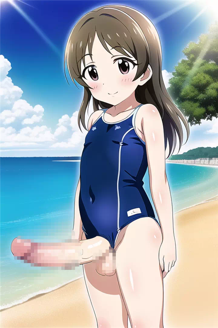 再　ふたロリ水着　男の娘??