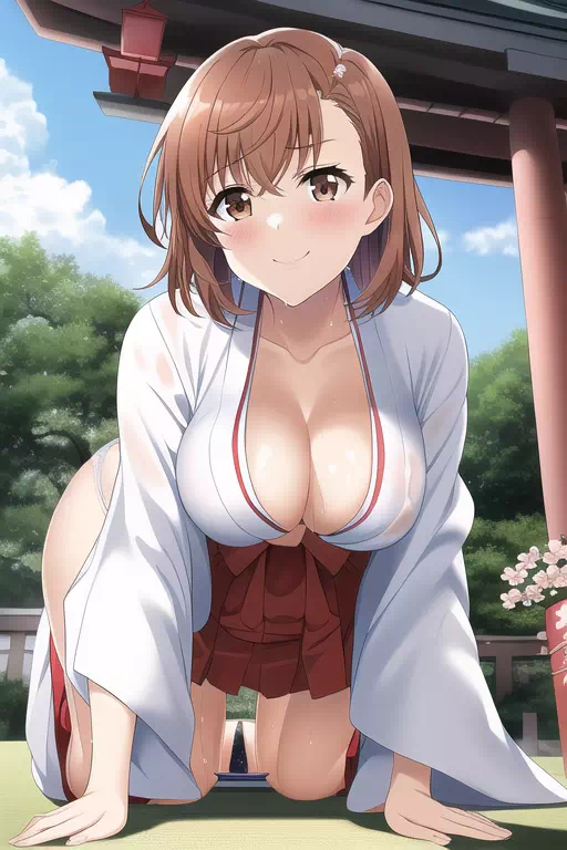 御坂美琴　巫女