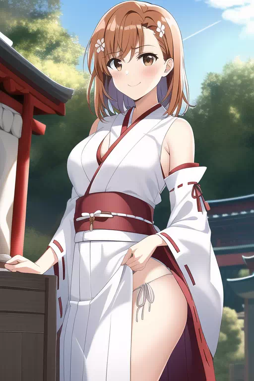 御坂美琴　巫女