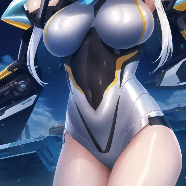 【NovelAI】Mecha leotard girl