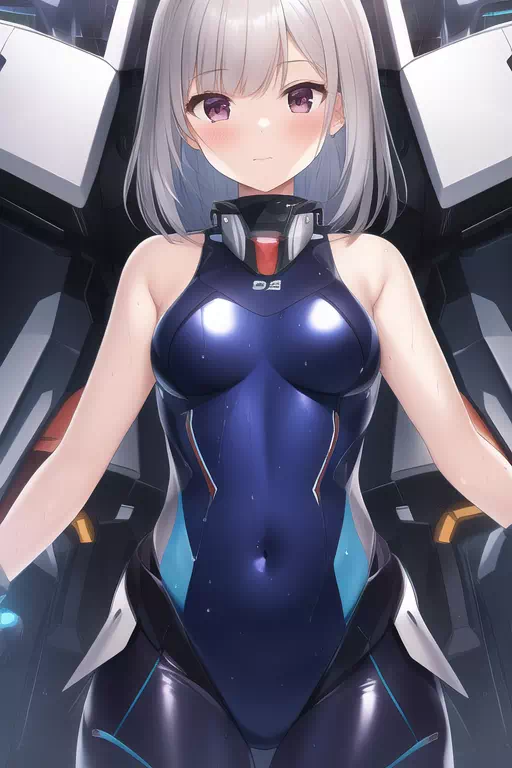 【NovelAI】Mecha leotard girl