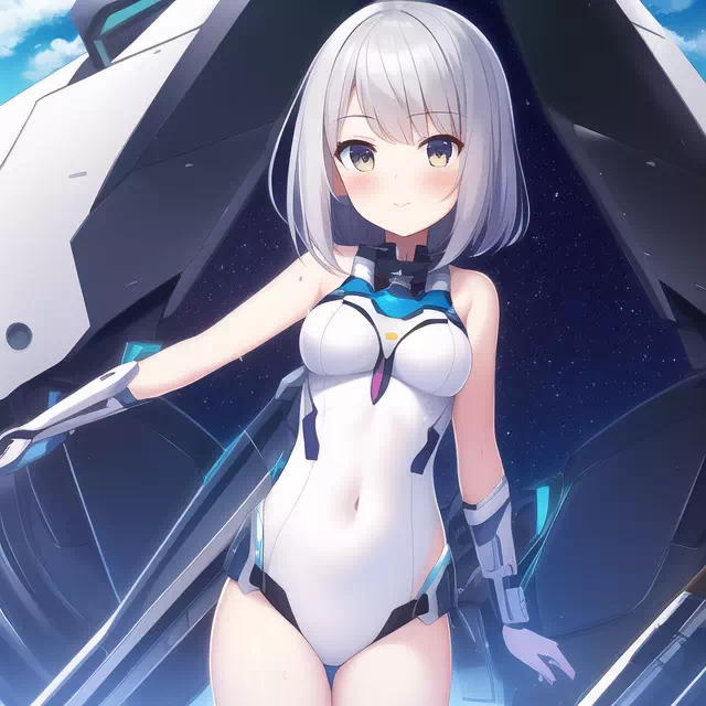 【NovelAI】Mecha leotard girl