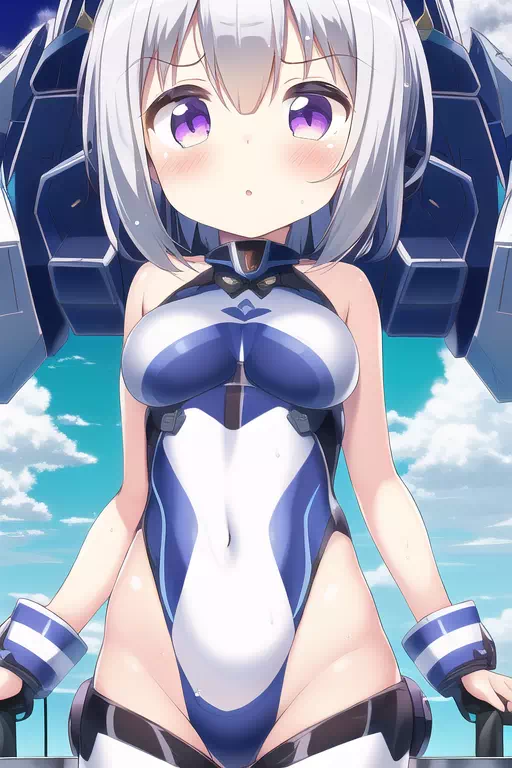 【NovelAI】Mecha leotard girl