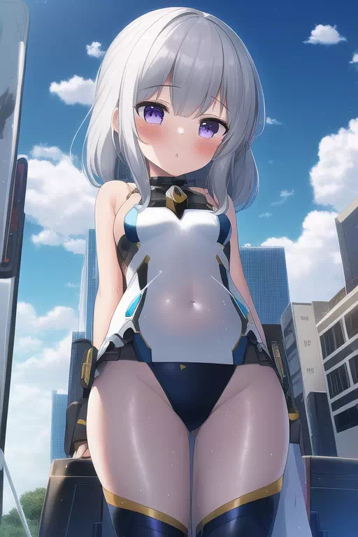 【NovelAI】Mecha leotard girl