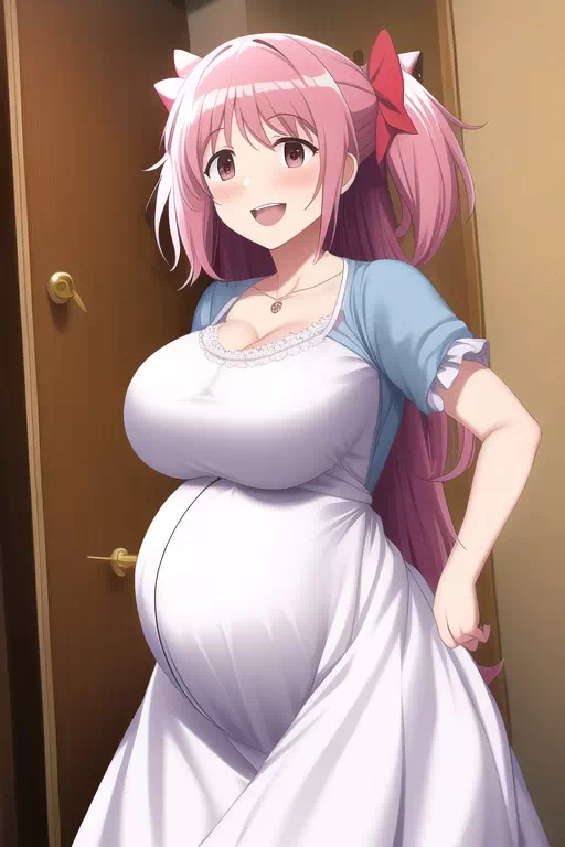 【NovelAI】Pregnancy magical girl