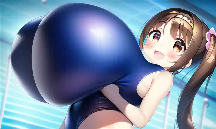 何処かで見たようなキャラのスク水爆乳詰め合わせ⑤