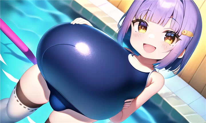 何処かで見たようなキャラのスク水爆乳詰め合わせ⑤