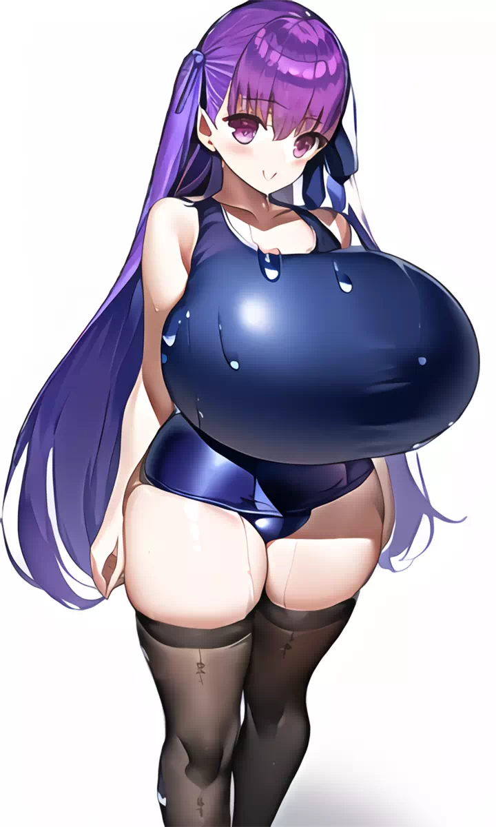 何処かで見たようなキャラのスク水爆乳詰め合わせ⑤