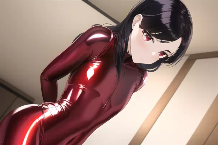 Red bodysuit