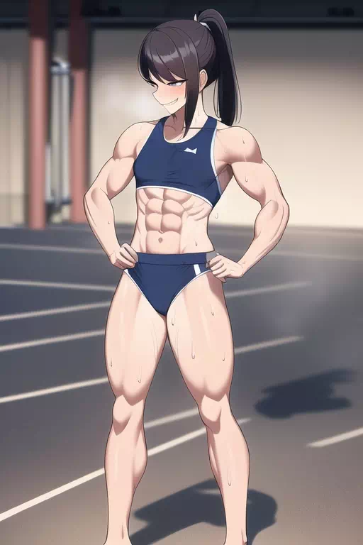 [REQUEST] Muscular Track Girl