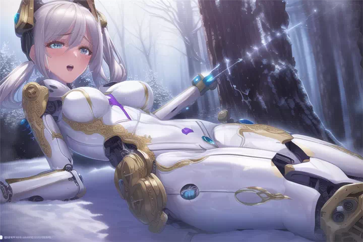 【NovelAI】Robot girl orgasm sex