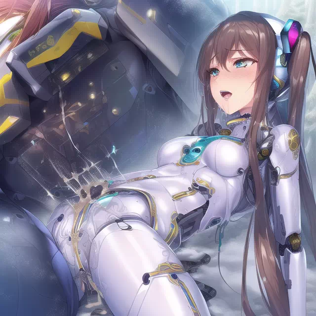 【NovelAI】Robot girl orgasm sex