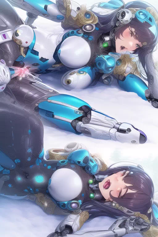 【NovelAI】Robot girl orgasm sex